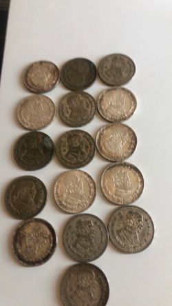 Mexican morellos coins silver different dates