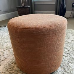 Orange Ottoman 