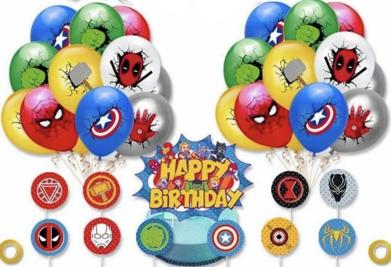 Superhero Birthday Party Supplies 