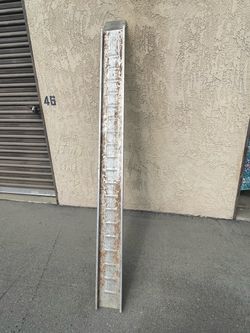 Galvanized Metal Motorcycle Ramp