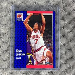 1991 Fleer Kevin Johnson Phoenix Suns Card