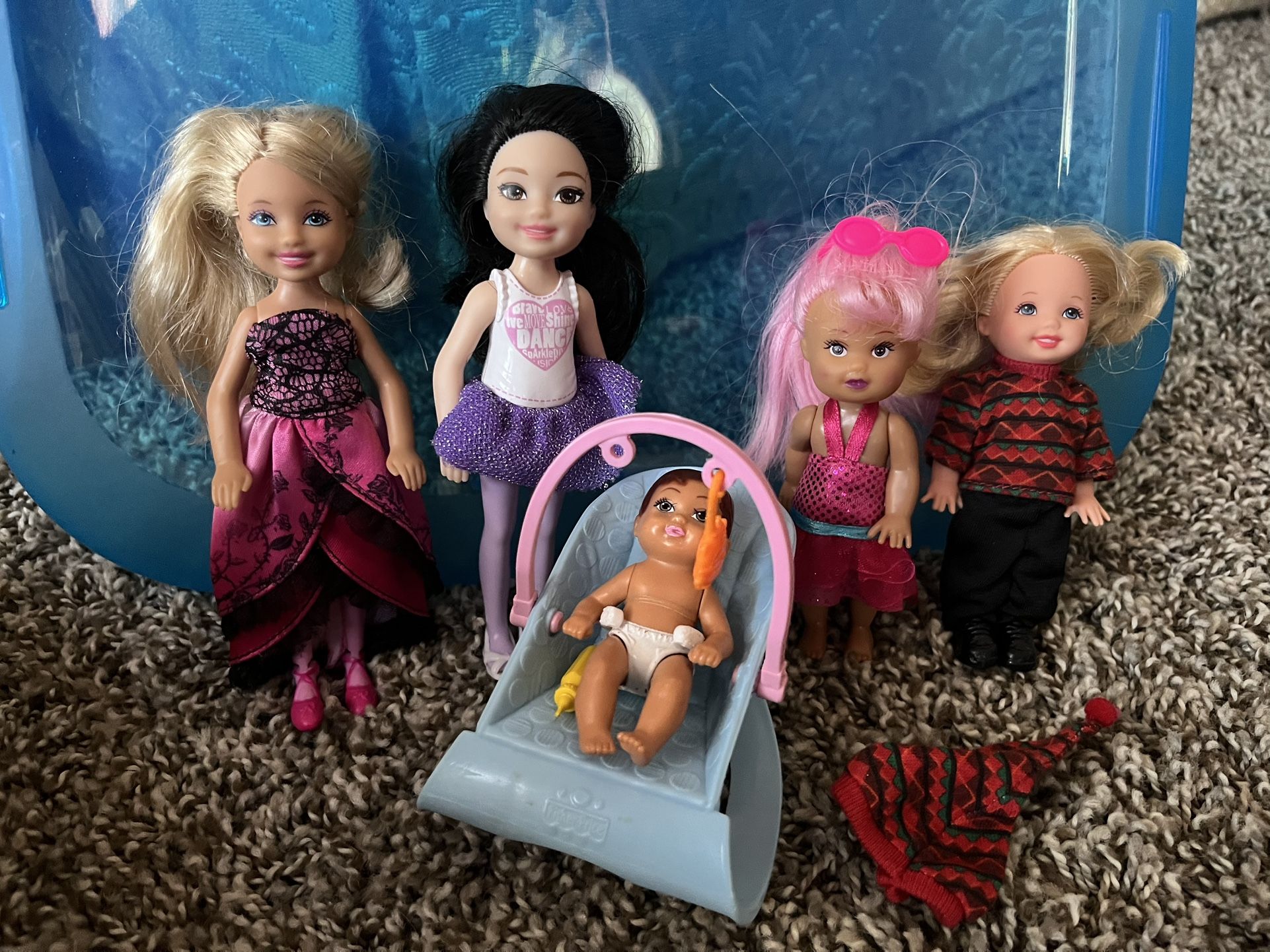 Barbies - Chelsea, Kelly And Krissy