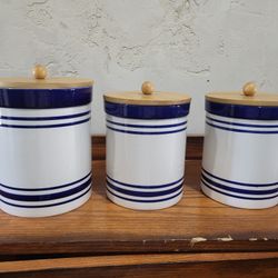 3 Kitchen Containers Cracker Barrel