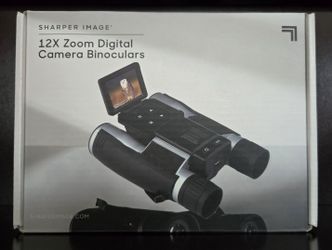 Sharper Image 12x Zoom Digital Camera Binoculars