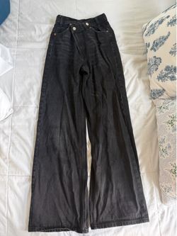 Zara black jeans size 0