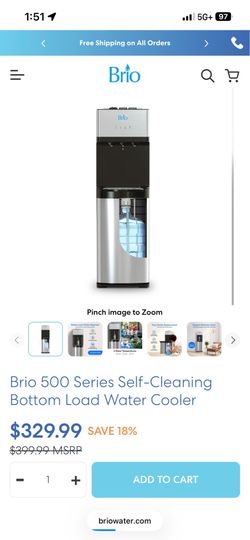 Brio 500 Series Bottom Load Water Cooler