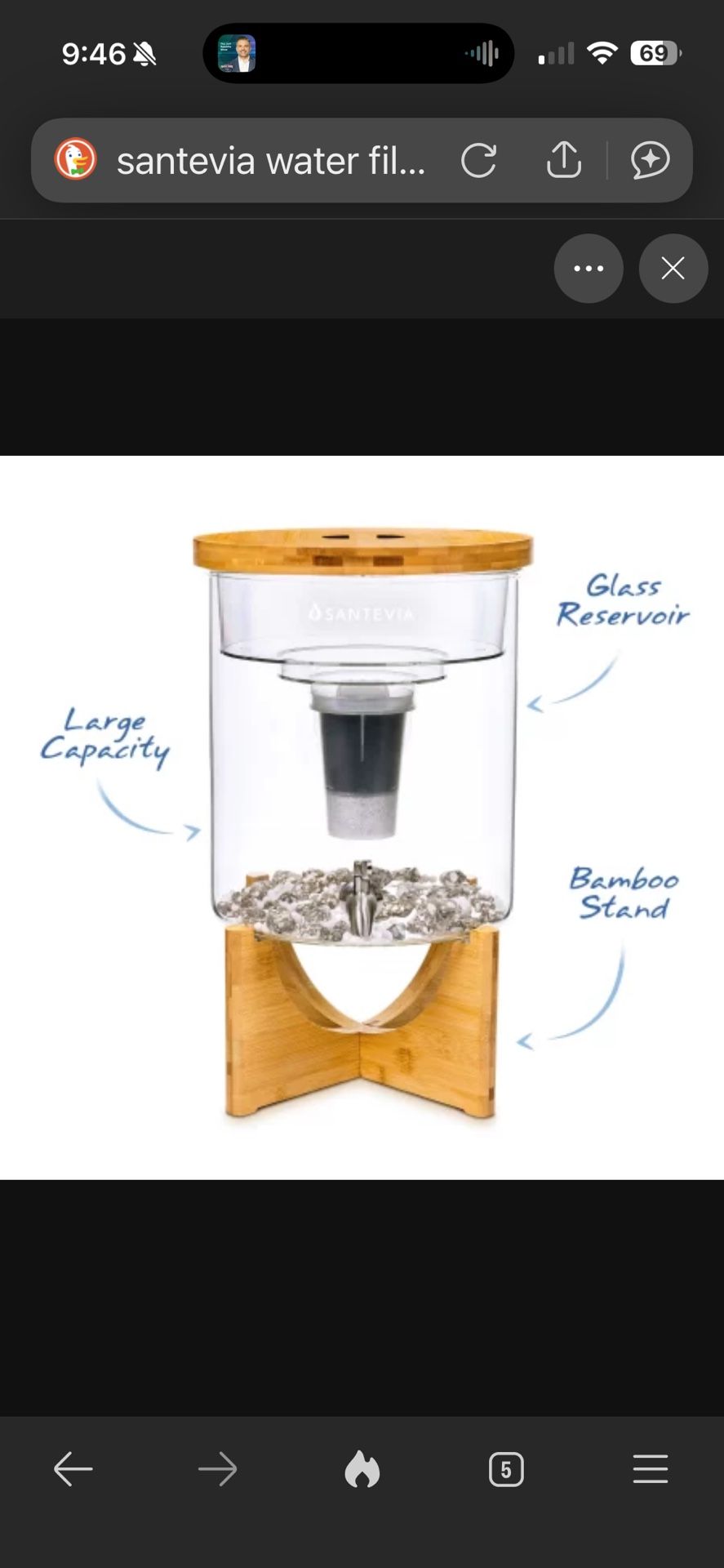 Santevia Water Filter System