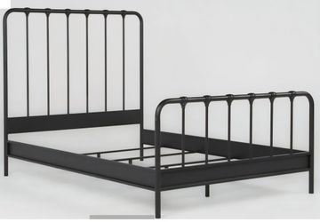 Queen Metal Panel Bed Frame