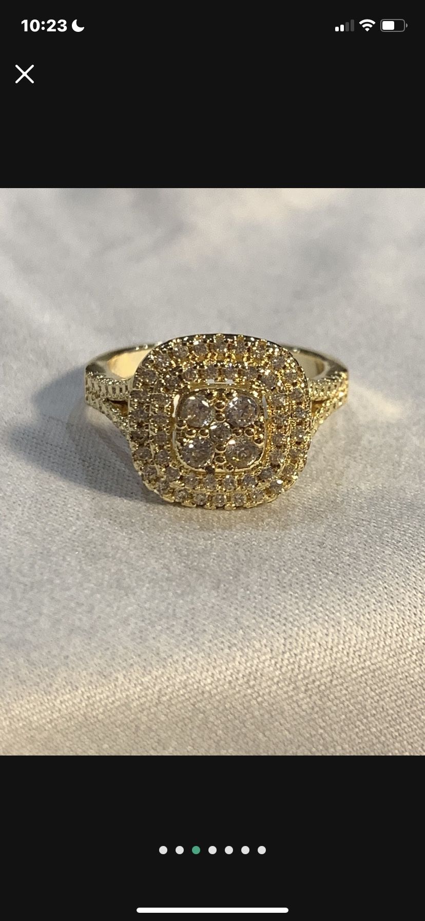 Nice Ladies Ring. New. Size 8. Base Metal Is 925 Silver. Matching Earrings And Pendant On My Page.