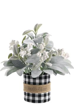 Small Mini Tabletop Tree 10" Artificial Little Potted for Chritsmas Any Ocassion