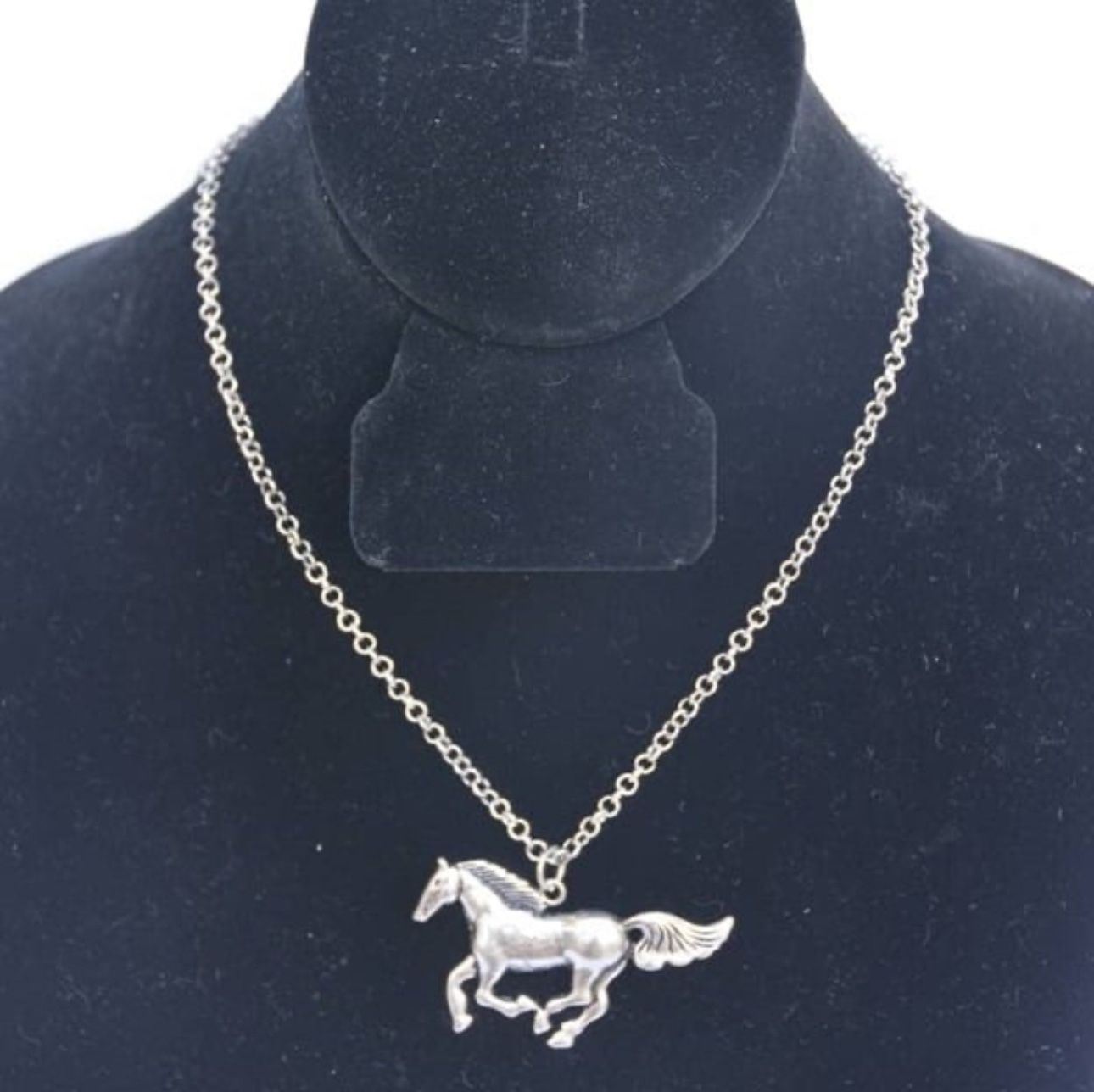 Silver Horse Running