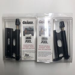 2 GraberTraps Bike Fork Bicycle 9mm Quick Release Skewer Truck Bed