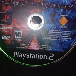 Twisted Metal : Black Ps2 Disc