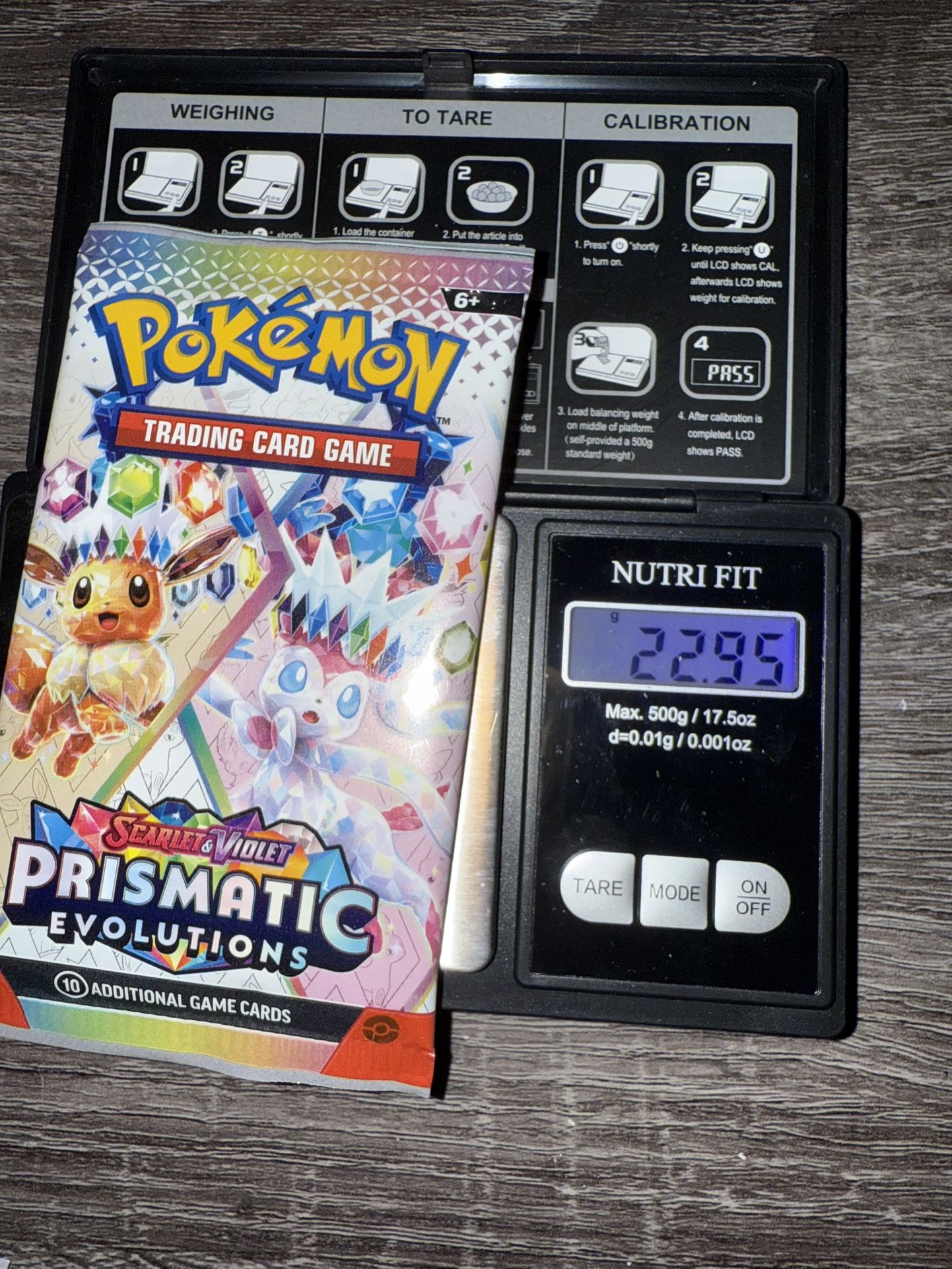 Prismatic Evolutions GOD PACK?!? 22.95G INSANELY HEAVY Pokemon Pack