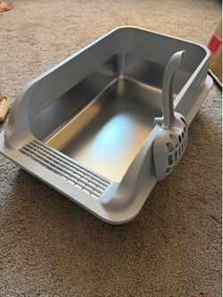 Stainless Steel XL Cat Litter Box