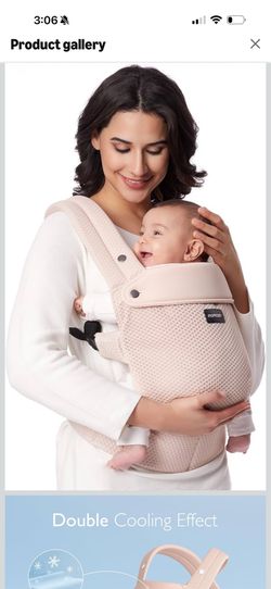 Momcozy Baby Carrier (Breathable Mesh, Pink) 👶💖