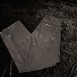 Mens 34x32 Vintage Y2K Harley Davidson Black Denim Jeans