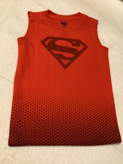 Boys Superman tank Top Size 4-5, Play Or Costume Use,  New