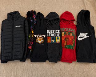 Boys Size 10 Jacket & Sweatshirt Bundle