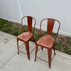 2 Counter Height Bar Chairs
