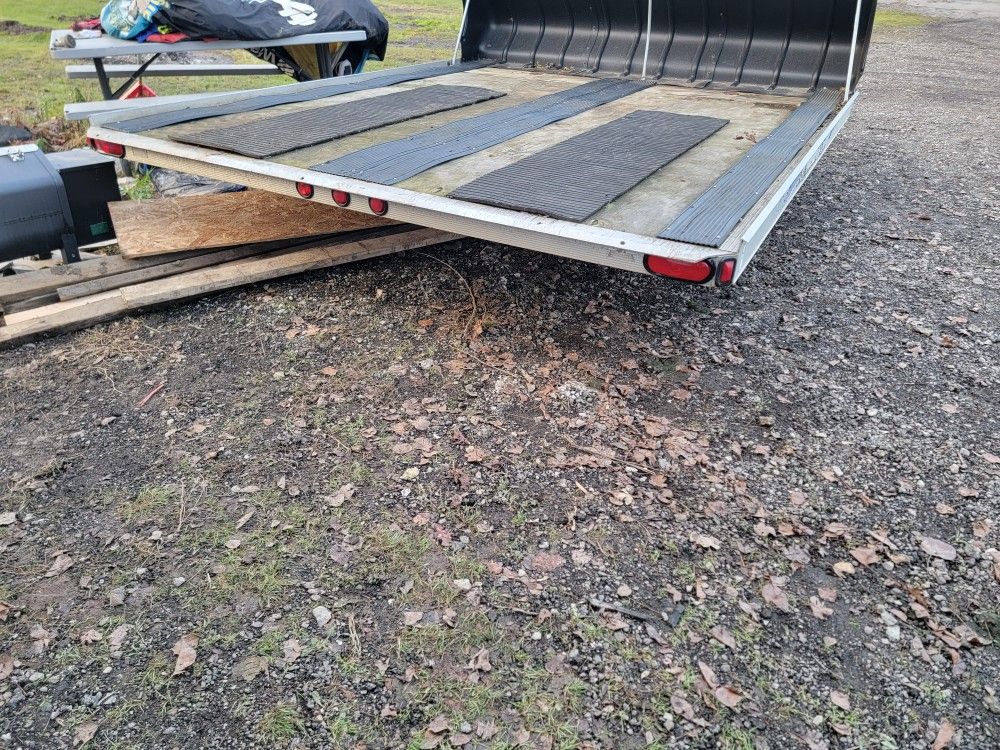 TWO PLACE ALUMINUM TRAILER