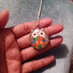 Owl Pendant Necklace 
