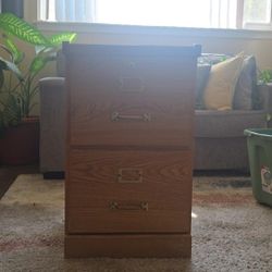 Wooden Filing Cabinet