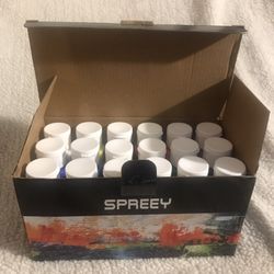 Spreey Acrylic 18 -2oz. Color Paint Kit  