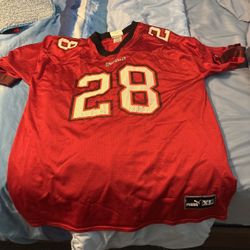 Puma Warrick Dunn #28 Tampa Bay Buccaneers Jersey - Size XL