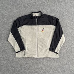 Disney Store Mickey Mouse Color Block Zip Jacket