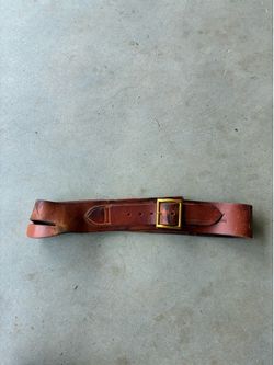 Vintage cowboy belt leather
