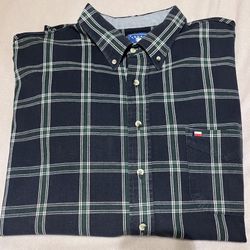 TEXAS COTTON Plaid XXL Button Down Shirt 