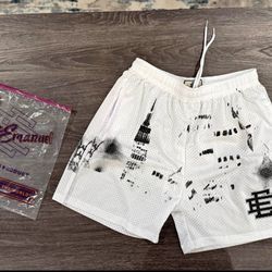 White EE Shorts