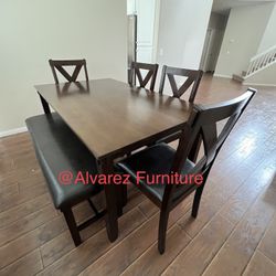 Dining Table Set With Bench