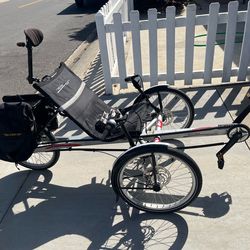 TerraTrike Rover Recumbent Trike with may Accessories