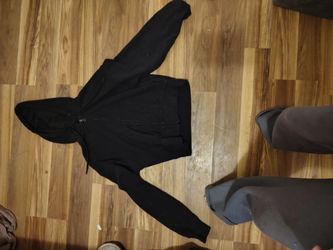 Small black zip up jacket