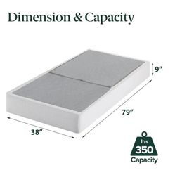 Twin XL Foldable Box Spring 9"
