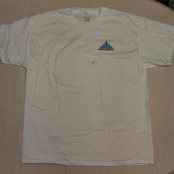 White Cotton Tee, size XL