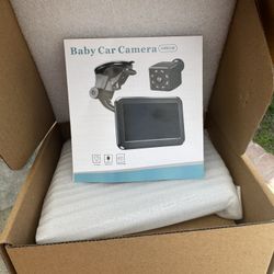 Itomoro Baby Car Camera, 4.3" HD Night Vision Car Baby Monitor with Camera
