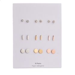9 Pairs Of Earrings Set Brand New