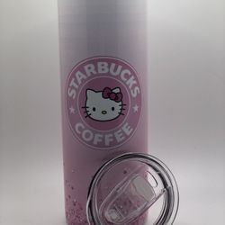 Starbucks Tumbler Stainless Steel Coffee Cup Thermo Starbucks Cup Inspired Hello Kitty Starbucks Cup