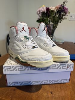 El Grito Sail AJ 5 Mexico Sneakers Shoes Men Size 8
