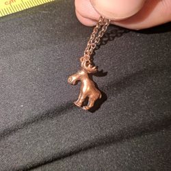 Copper Chain with pendant 