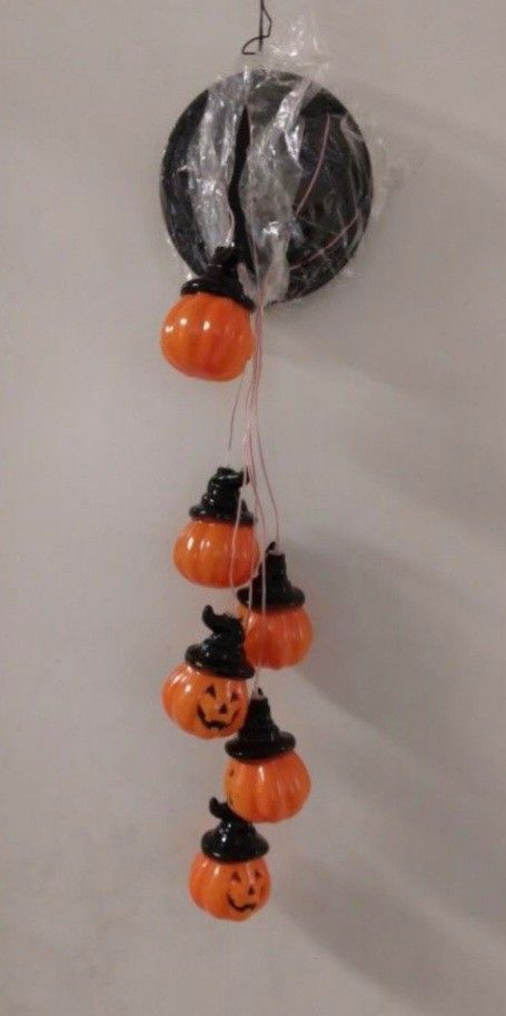 Solar Wind Chimes Halloween Decorative Lights 