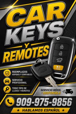 Car keys and remotes / llaves y controles para autos