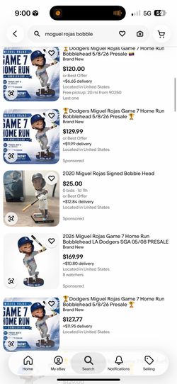 Miguel Rojas Game 7 BobbleHead