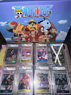 SIGNED One Piece TCG Slabs