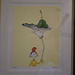 Dr. Seuss Theordor Gisell Green Eggs And Ham Limited Edition Print