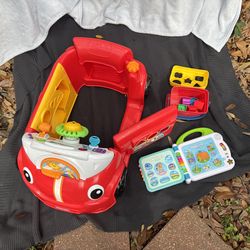 Fisher price laugh and learn car and  table For baby boy and toddler
