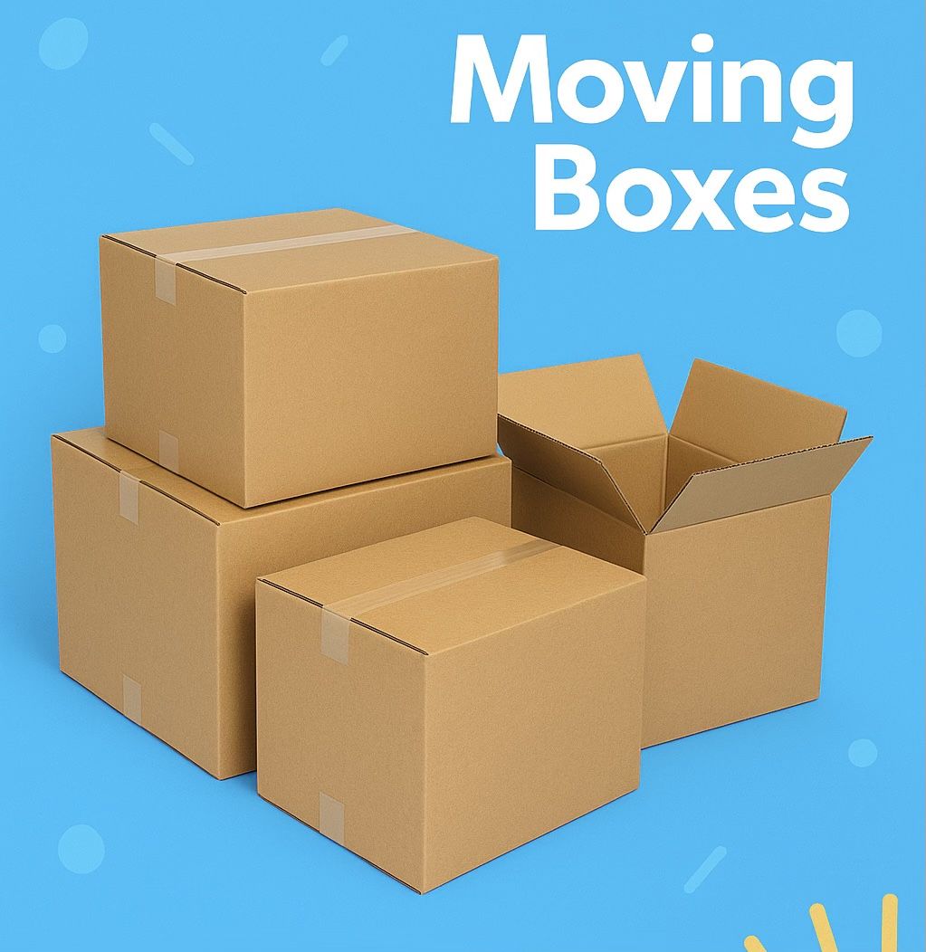 Cardboard Moving Boxes!